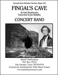 Fingal's Cave Concert Band sheet music cover Thumbnail